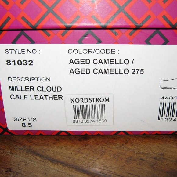 Tory Burch Miller Cloud NEW NEVER WORN. Size 8.5 - Aged Camello. - Picture 5 of 7